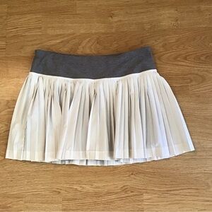 lululemon athletica Gray and White Mini Skirt